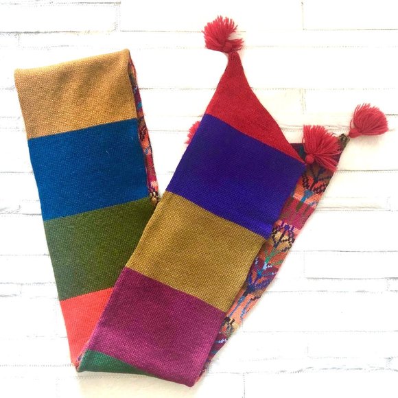 New Tuulevi Design Colorful Wool Scarf & Hat Set - Picture 3 of 9